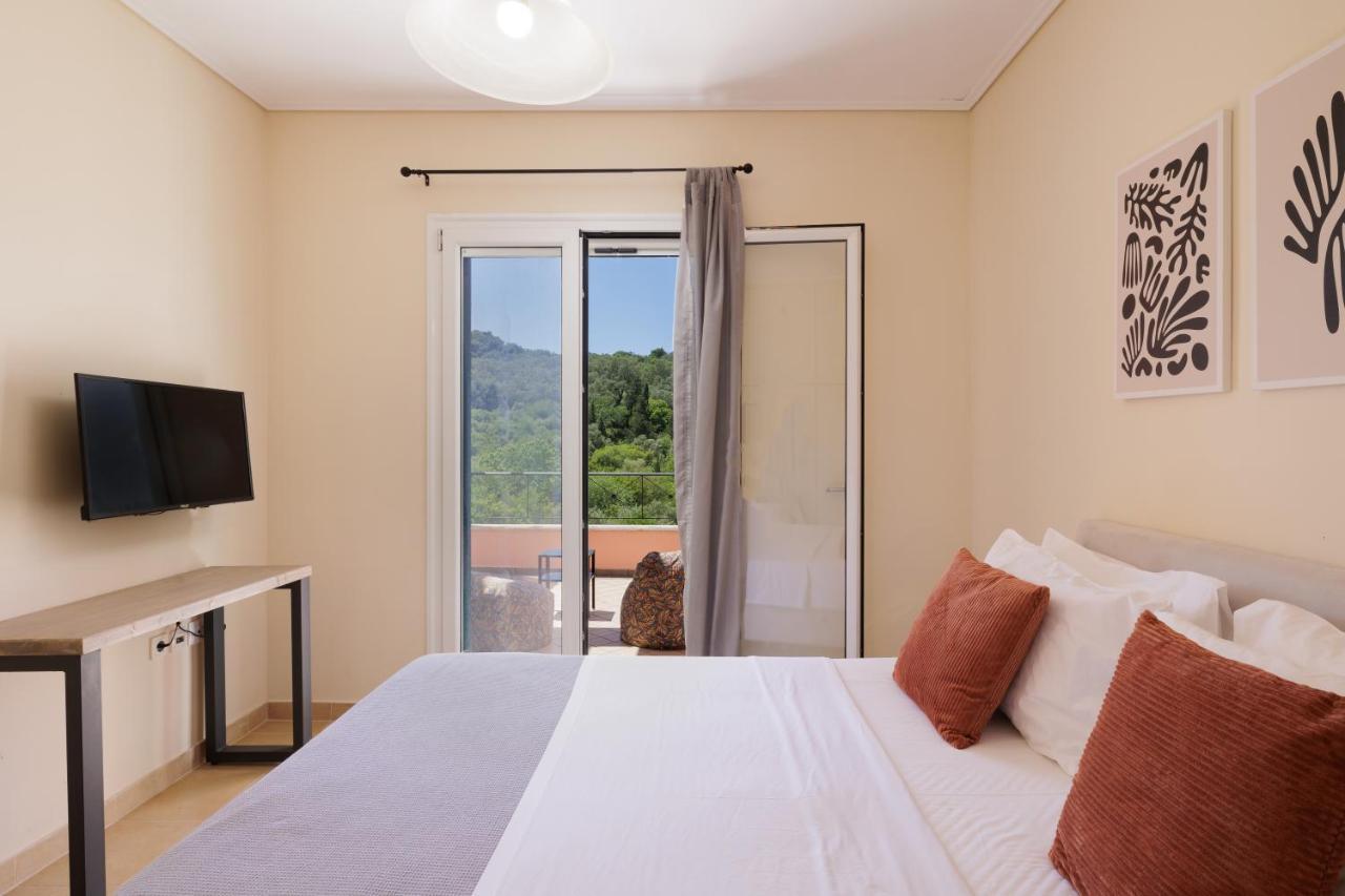 Luxury Villa Perla Agios Ioannis  Luaran gambar