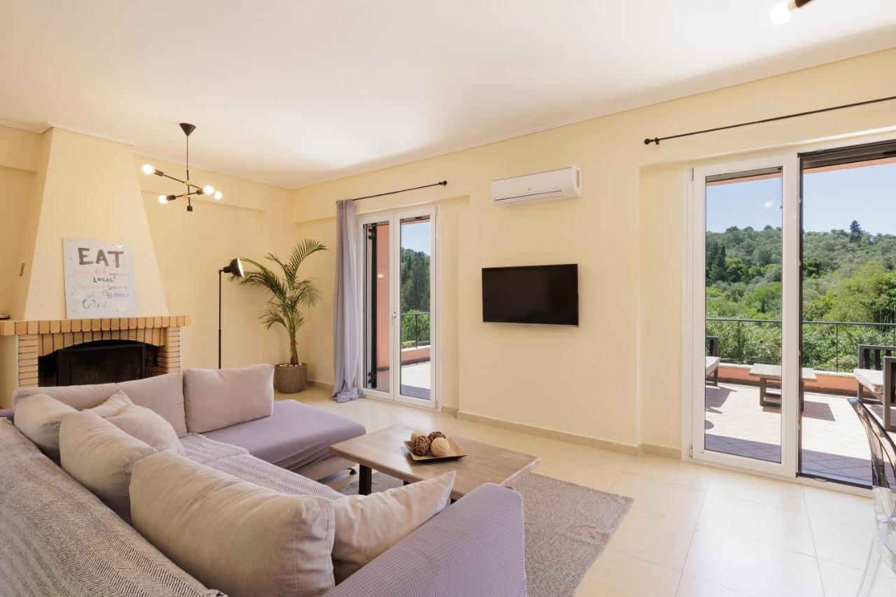 Luxury Villa Perla Agios Ioannis  Luaran gambar