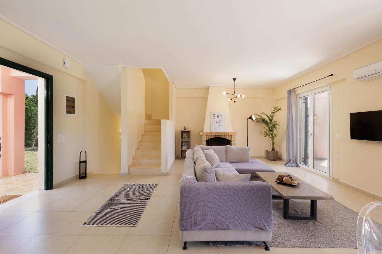 Luxury Villa Perla Agios Ioannis  Luaran gambar