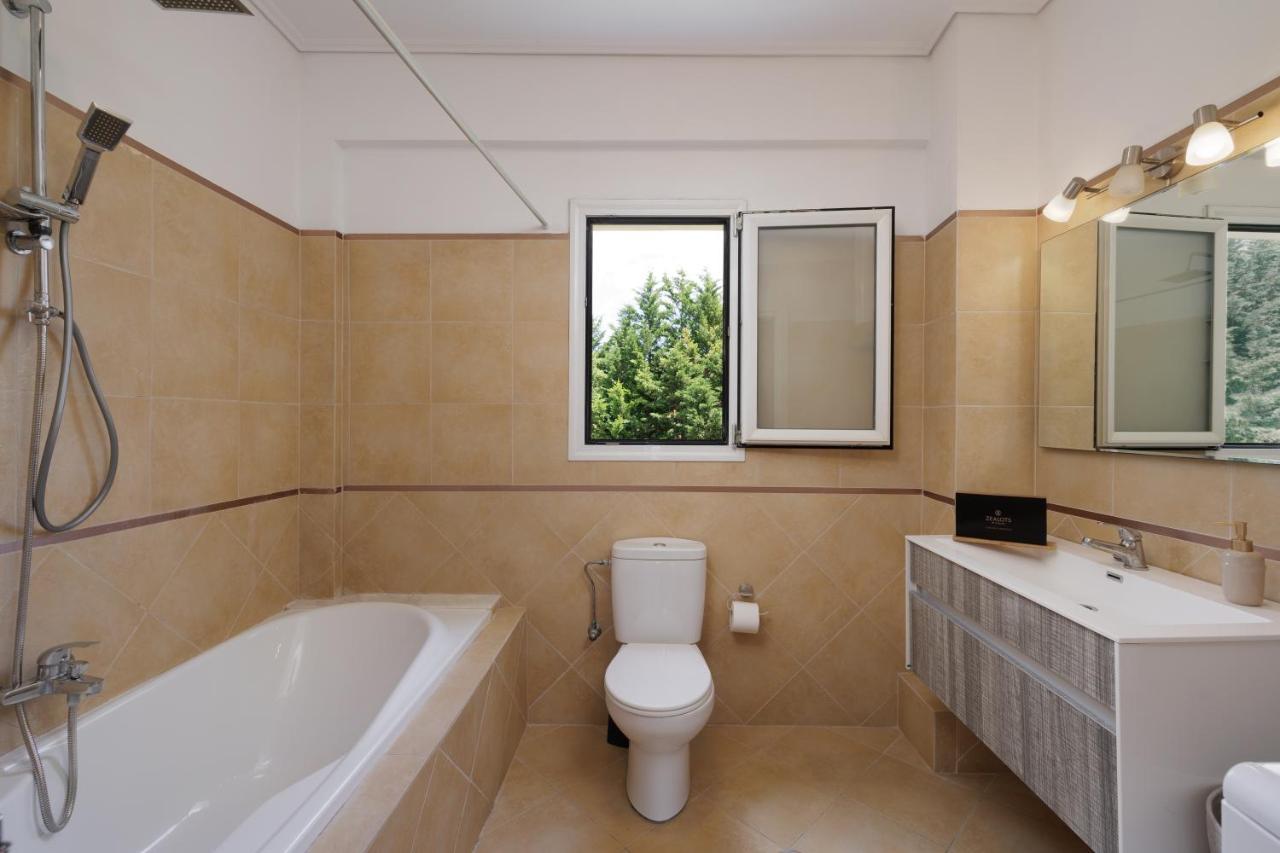Luxury Villa Perla Agios Ioannis  Luaran gambar