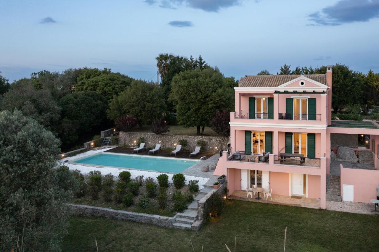Luxury Villa Perla Agios Ioannis  Luaran gambar
