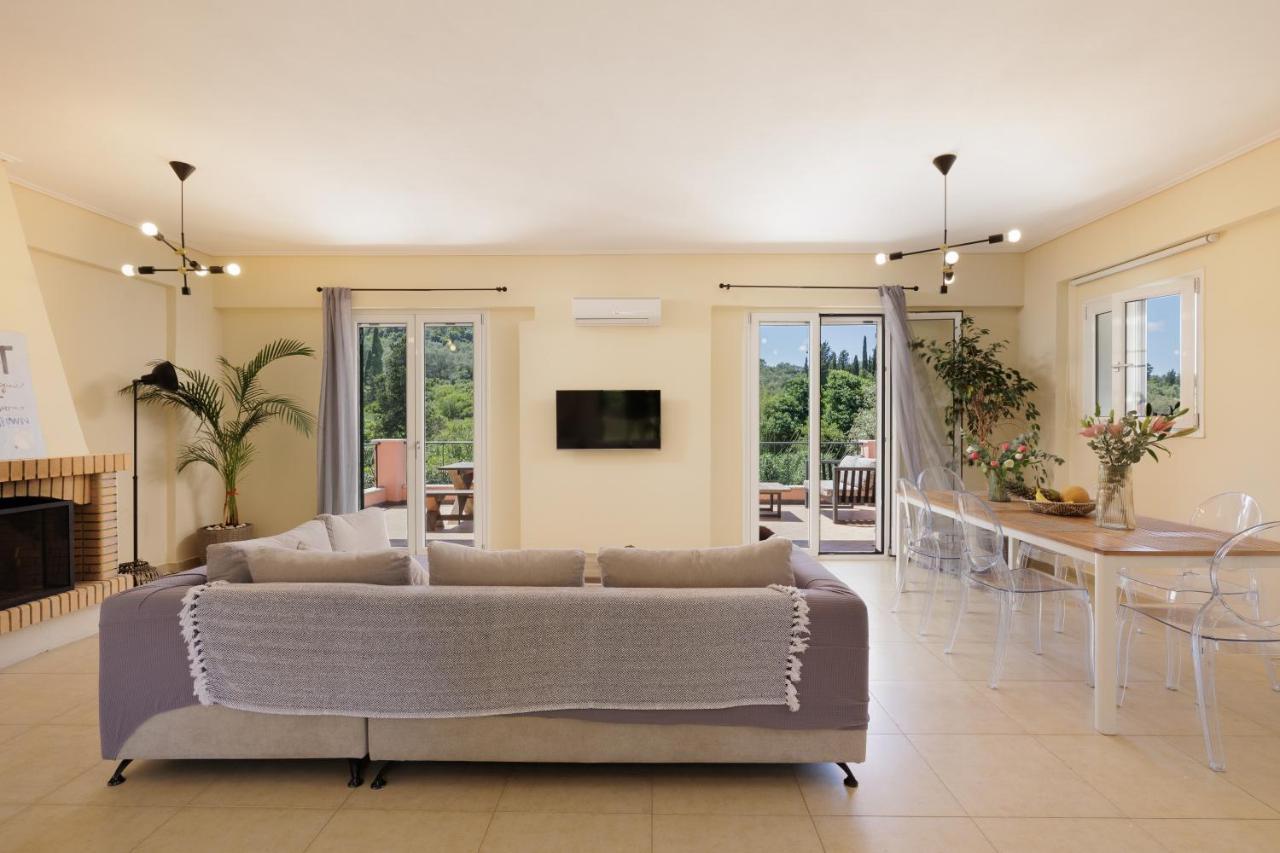 Luxury Villa Perla Agios Ioannis  Luaran gambar
